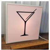 Martini Bar light - metal frame