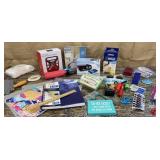 Households - radio, alarm clock, clothespins,