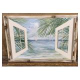 Glen Bottalico signed painting on canvas - ocean