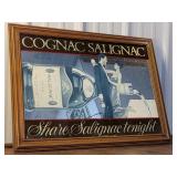 Advertising bar mirror - Cognac Salignac