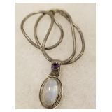 Sterling necklace with pendant