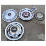 Lot of hubcaps