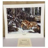 Signed & numbered Judy Larson print Wherewolves