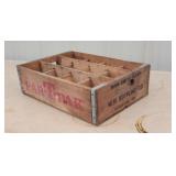 Soda crate.  18x13x5
