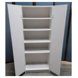 White 2 door cabinet 24"13"60"