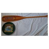 Vintage SARANAC Adirondack Beer 48" Wood Canoe