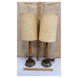 Pair of MCM table lamps