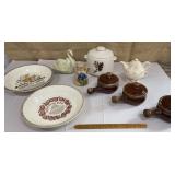 Pie plates, soup bowls, cookie jar etc