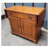 Haywood Wakefield drop leaf server 38"19"35"