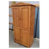 4 door pine cabinet