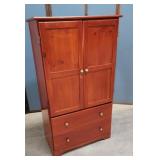 Two-door two drawer cabinet 31x16x53