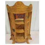 Advertising mini cabinet for shot glasses??