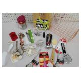 Copper wire basket of new kitchen -cookie cutters,