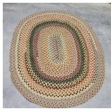 Braided rug 53"42"