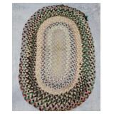 Braided rug 42"28"