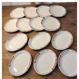 14 Syracuse China small plates and platters