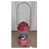 red Coleman lantern