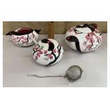 Benaya teapot & cream & sugar