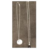 2 Sterling necklaces