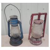 2 barn lanterns