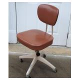 Mid Century Industrial Swivel Office Desk Chair