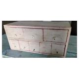 8 drawer parts cabinet 28"12"13"