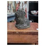 Small concrete dog, cute