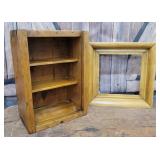Pine shelf & frame