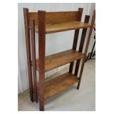 Mission oak bookshelf 26"10"39"