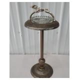 Deco gazelle smoking stand 24"t