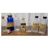 Old Ithaca medicine bottles, toothpaste bottle,