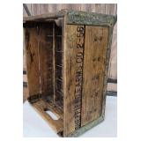 Nice Sheffield farms milk bottle crate