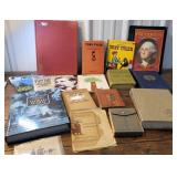 Box books -world war ii, Toby tyler, tree cards,