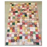Lap quilt, 62x39, needs mending