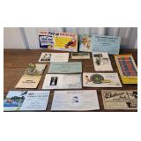 Ithaca advertising ink blotters