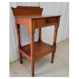 1 drawer pine washstand 18x14"29"