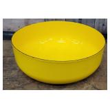 Enamel yellow Bowl - Finel Arabia Finland