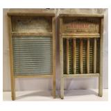 2 washboards, national washboard co.