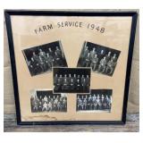 Framed Farm Service 1948