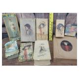 Box of Victorian ladies chocolate boxes