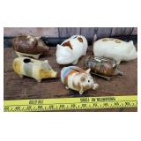 6 Old piggy banks