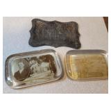 3 Ithaca/Cornell paper weights and tray