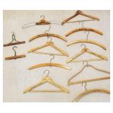 Wooden advertising hangers from Ithaca merchant