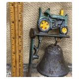Petite cast store bell w/ tractor