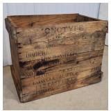To Cornell advertising crate - monotype from