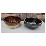 2 nice stoneware batter bowls