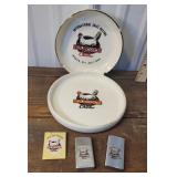 Ithaca Babcock chicken farm - lighter, ashtrays,