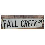 2 City Ithaca Fall Creek dr signs (attached