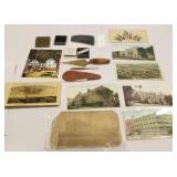 Cornell University postcards, advertising