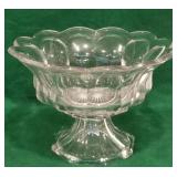 Heisey punch bowl w/pedestal